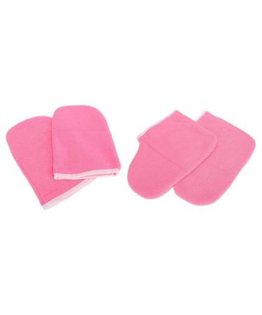 Double-Layered Wax Glove Set - Thickened Moisturizing Spa Treatment Gloves & Paraffin Bathing Shoes for Hands & Feet | Buy Internationally - Buy Online on GoSupps.com