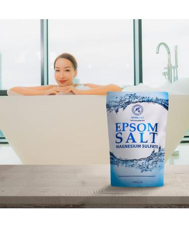 6lb Epsom Salts Bath - 3kg (3000g) - 100% Pure & Natural Magnesium Sulphate - Soothes Muscles, Promotes Relaxation & Detox - Body Care for Restful Sleep - Buy Online on GoSupps.com