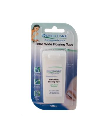 DENT-O-CARE Extra Wide FLOSSING Tape 100M 1'S