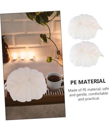 Beavorty 4 pcs Large Bath Balls - Bubble Scrubber & Shower Sponge Loofahs for Luxurious Cleansing - Buy Online on GoSupps.com