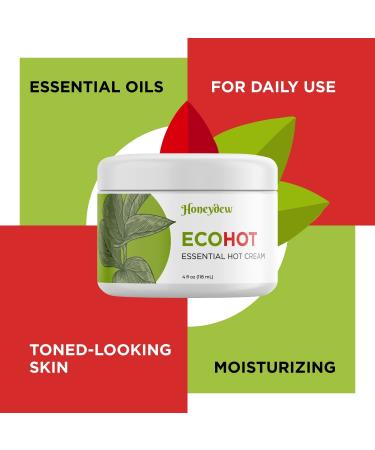 Cellulite Tightening Hot Cream - Sweat Gel for Stomach, Butt, Thighs - Belly Fat Sweat Cream for Body Sculpting with Essential Oils | Men and Women - Buy Online on GoSupps.com