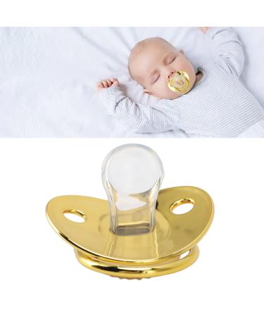 Premium Silicone Baby Pacifier for Newborns & Toddlers (6-18 Months) - Soft Touch Antistatic Bling Design - Gold - Buy Online on GoSupps.com
