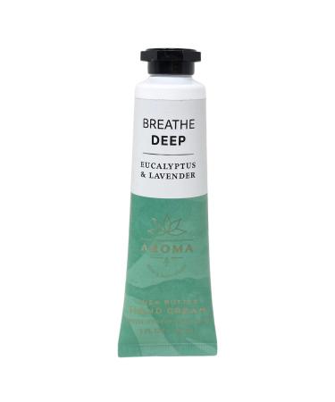 Bath & Body Works Aroma Breathe Deep EUCALYPTUS & LAVENDER Shea Butter Hand Cream - 1 fl oz / 29 mL