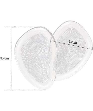 URAQT High Heels Pads - 3 Pairs Metatarsal & Ball of Foot Cushion for Women - Gel Insoles Prevent Blisters & Calluses - Transparent, Reusable - Buy Online on GoSupps.com