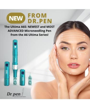 Dr. Pen Ultima A6S Professional Kit - Electric Wireless Beauty Pen for Face and Body - 16pins x2 + 36pins x3 Cartridges - Buy Online on GoSupps.com