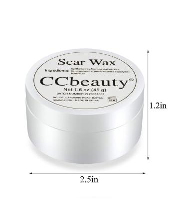 CCbeauty Scar Wax SFX Makeup Kit 45g with Body Paint Wax - Professional Skin Wax for Special Effects Cosplay Stage - Light - Buy Online on GoSupps.com