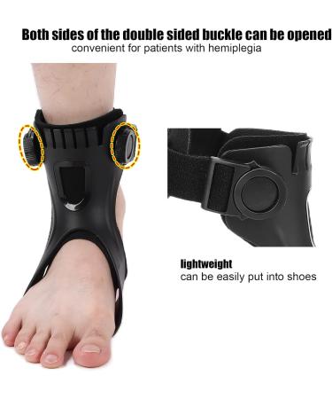 Yinhing Drop Foot Brace - Ankle Foot Orthosis for Men & Women | Support for Achilles Tendon - XL Left Foot - Buy Online on GoSupps.com