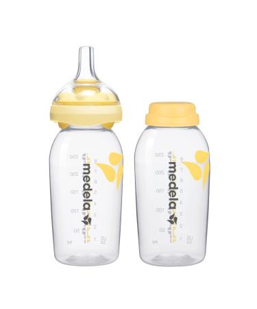 Medela Calma Feeding Set  Includes 2 - 8 Ounce Bottles  Made Without BPA