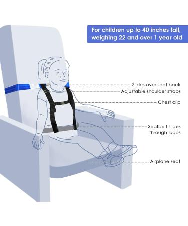 Cowiewie Child Airplane Safety Harness - Portable Restraint System for Safe Travel - Buy Online on GoSupps.com