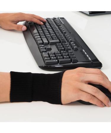 SATINIOR 6 Pairs Thumb Arthritis Compression Gloves - Breathable Wrist Support Brace - Fingerless Glove with Gel Hand Pads - Large Size - Black and Beige - Men Women Carpal Tunnel Joint Pain Relief - Buy Online on GoSupps.com