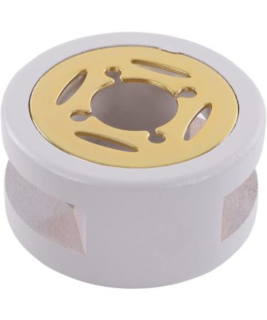 Letter Wax Sealing Kit - Wax Warmer Spoon Brass Head & Wooden Handle in Brown (Milky Gray) | International Shipping - Buy Online on GoSupps.com