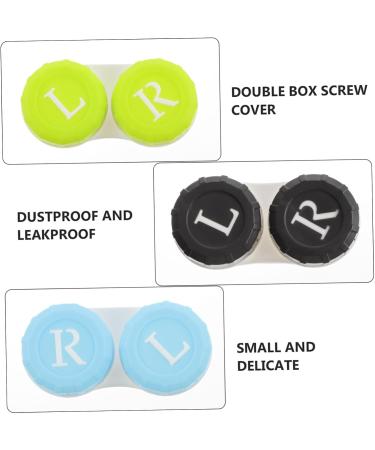 Lalafina Contact Lens Container - 2 Box Storage Holder & Applicator for Travel - Invisible Plastic Case for Contact Lenses - Buy Online on GoSupps.com