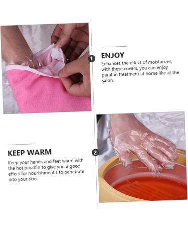 Moufles Hydratants la Paraffine pour Soins des Mains Pieds Lot 1 Paire Coton Blanc Cr me Hydratante Spa Accessoires de Soin pour Peau S che Spa Domicile Couleur Al atoire - Buy Online on GoSupps.com