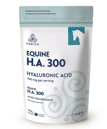 PURICA Equine HA - Horse Joint Supplement with Hyaluronic Acid and Vitamin C 990g - Ideal for Equine Health & Recovery 990 g (Pack of 1)