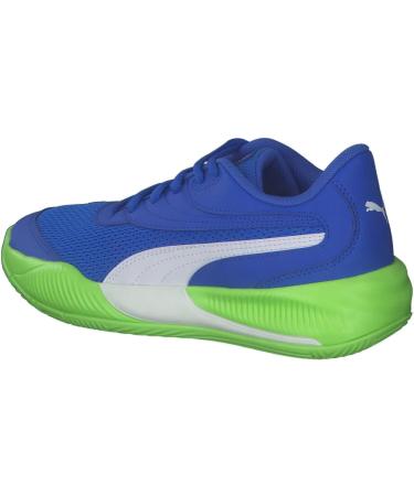 PUMA Unisex Kids Triple Jr Basketball Shoe - 37 EU - Bluemazing Green Glare | International Shipping Available - Buy Online on GoSupps.com