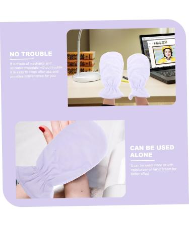 Healeved 1 Pair Care Hot Wax Hand Home Wax Gloves Hand Caring Gloves Glvoes Moisturizing Care Gloves Wax Moistening Gloves Grooming Glove White Essential Oil Flannel Thermostat - Buy Online on GoSupps.com