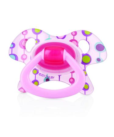 N by 985890 Geo Pacifier - Jaw-Friendly Silicone Teat Shape Multi-Coloured | International Shipping Available - Buy Online on GoSupps.com