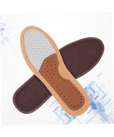GLEAVI 3 Pairs Plantar Insoles - Breathable Leather Shoe Inserts for Sports & Comfort | Non-Slip Cowhide Foot Support - Buy Online on GoSupps.com