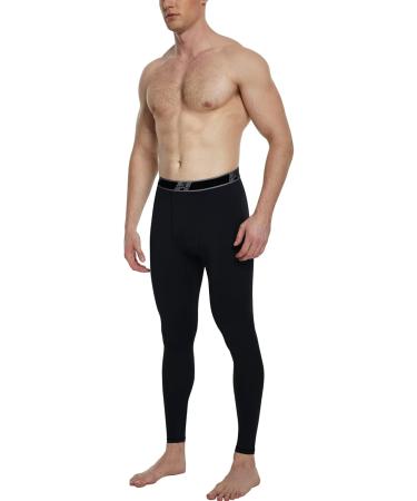 Buy Hoplynn Men's Compression Pants - Black Long Running Trousers for Jogging Training & Fitness | Breathable Cycling Leggings - Buy Online on GoSupps.com