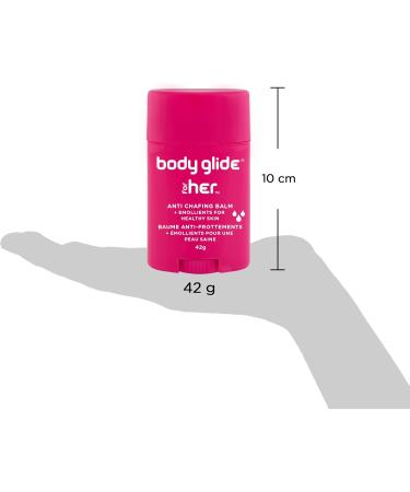 Body Glide Original Anti Chafe Balm Stick (for Canadian Sale Only) 42g & Body Glide for Her Moisturizing Anti Chafe Balm Stick (for Canadian Sale Only) 42g Magenta 42g Balm Stick + Balm Stick - Buy Online on GoSupps.com