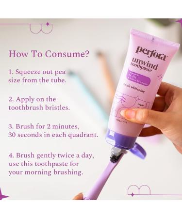 Teeth Whitening Toothpaste | SLS & Fluoride Free | N-Ha Remineralisation for Healthy Gums | Lavender Rose - 1 Pack - Buy Online on GoSupps.com
