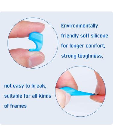 48Pcs Glasses Ear Grip Colorful Non Slip Eyeglasses Ear Hooks for Work Soft Silicone Rubber Ear Hooks for Adults Multicolour - Buy Online on GoSupps.com