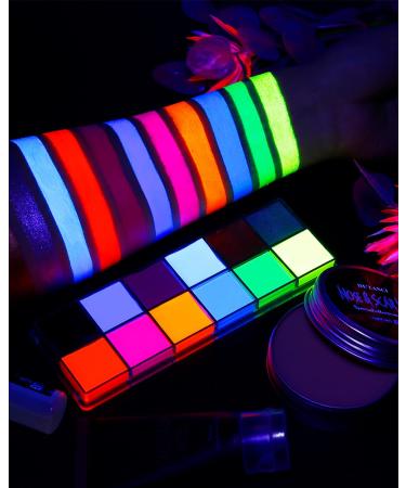 Abizoo Halloween SFX Makeup Kit - 12-in-1 Special Effects Scar Wax, Fake Blood, Skin Extension Oil, Tools & 12 Colors Palette for Kids & Adults - Buy Online on GoSupps.com