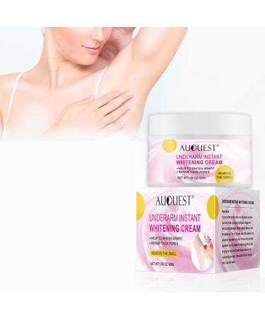 Whitening cream for underarms, elbows, knees, inner thighs, intimate areas, antiperspirant and underarm deodorant