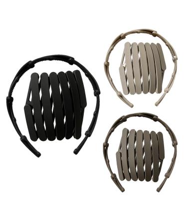 Lesunbak Retractable Pocket Headband | Anti-Slip Retractable Multifunctional Hairband | Portable Hair Decor for Facial Clean Makeup
