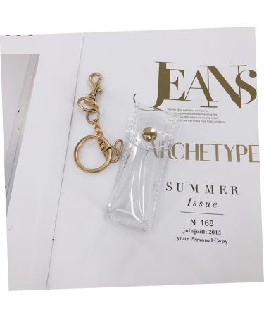  BIUDECO Hanging Pendant Lipstick Holder Lip Pouch Lip Gloss Holder Clear Lipstick Stand Travel Keychain Clear Container - Buy Online on GoSupps.com