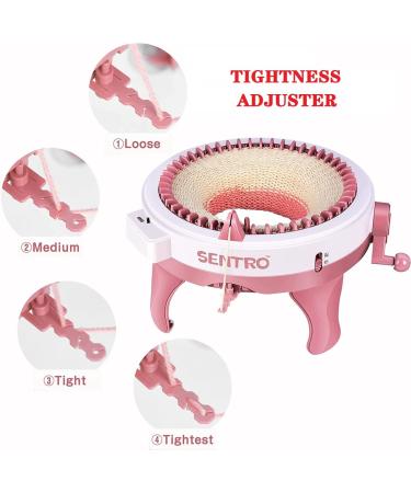 48 Needle Knitting Loom Machine with Row Counter - Smart Weaving Loom for DIY Knitting - Rotating Double Knit Loom Machine Kit - Buy Online on GoSupps.com
