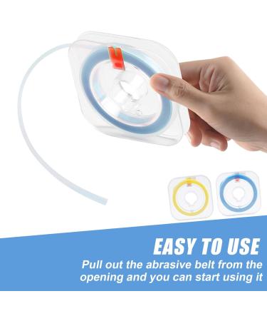 Dental Abrasive Paper Yellow - Dental Polishing Strips - Small Size: 20 m - Medium Size and Size - Blue Dental Polishing Strips - 30 m - Grit Size: 4 mm Wide - - Buy Online on GoSupps.com