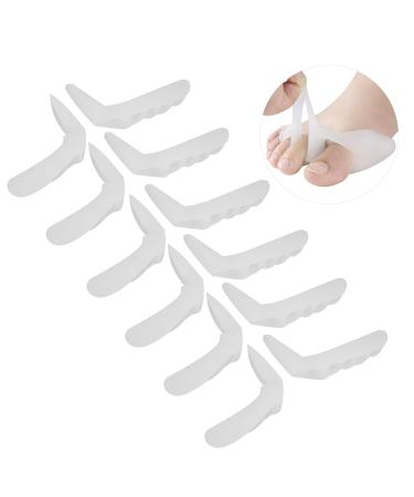 6 Pairs 5 Hole Toe Separators | SEBS Elastic Hallux Valgus Corrector for Men & Women - Improve Comfort & Alignment - Buy Online on GoSupps.com