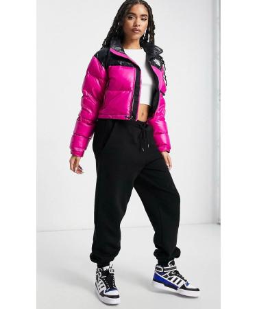 The North Face Women's Nuptse Jacket M - Fuchsia Pink - Buy Online on GoSupps.com