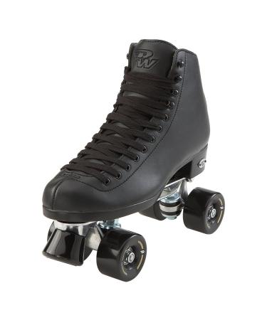 Riedell Skates - RW Wave - Quad Roller Skates for Indoor/Outdoor Black Mens Size 10