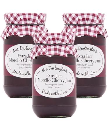 Mrs Darlington's Morello Cherry Jam - 340g - Pack of 3