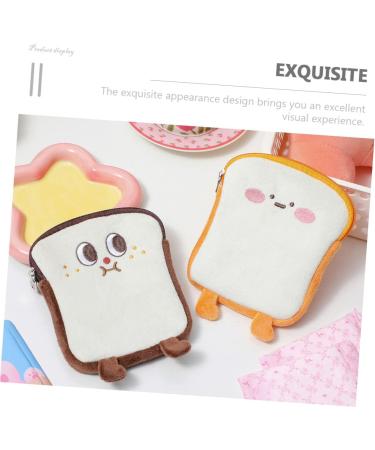 Lurrose Aunt's Towel Storage Bag | Plush Purse for Feminine Hygiene Products | Period Bag with Zipper Closure | Cute and Convenient Storage Solution 15.4X12.2CM - Buy Online on GoSupps.com