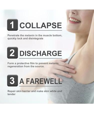 Intimate Bleaching Cream for Women Whitening Cream Private Parts Underarm Bleaching Serum Whiten Butt Knee Brighten Inner Thigh Intimate Parts Dark Remove Melanin (3pcs) - Buy Online on GoSupps.com
