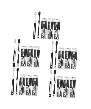 GLEAVI 20 Pairs Toothbrush Oral Cleaning Brush Natural Soft Gum Cleaner Cleaning Accessories Teeth Accessories Teeth Supplies Travel Household Pbt Department Store