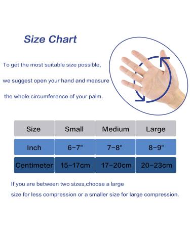 2 Pairs Compression Arthritis Gloves for Women & Men (Medium) - Buy Online on GoSupps.com