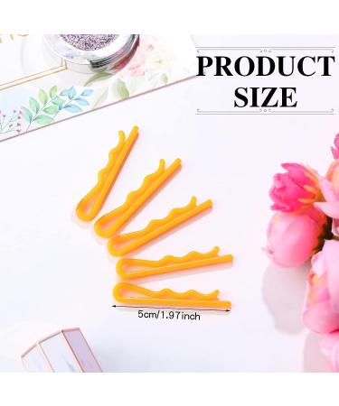 48 Metal-Free Bobby Pins with Sturdy Wave Design in Brown - Hair Grip Pins for Women & Girls | Includes Storage Box - Buy Online on GoSupps.com