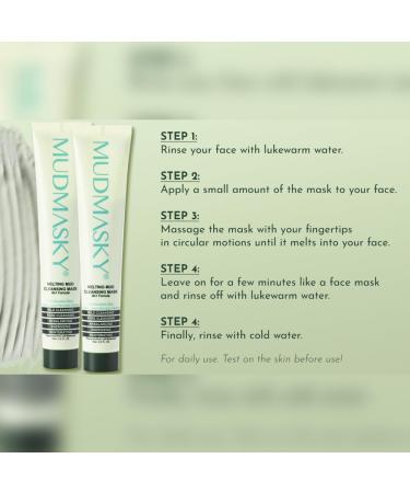 MUDMASKY Melting Mud Cleansing Mask 3in1 | 75ml | Deep Clean Hydrate & Refresh | Shop Internationally - Buy Online on GoSupps.com