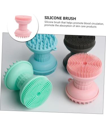 Angoily 1pc Three-in-one Bath Scalp Silica Gel Pink Washbasin - Buy Online on GoSupps.com