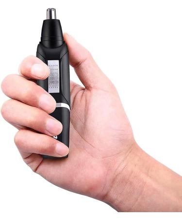 Buy Ear Nose & Brow Trimmer Clipper - Painless Waterproof Electric Groomer for Men & Women | Easy to Clean Battery Operated (Black) - International Shipping Available - Buy Online on GoSupps.com