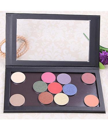 Coosei Magnetic Makeup Palette - Large Black Eyeshadow Organizer with Transparent Window | Empty Single-Layer Palette for Easy Customization - Buy Online on GoSupps.com
