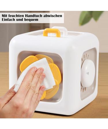 Shop Dawris Montessori Toy: Motor Cube Baby Toy with Switch Fan Mirror & Buttons - Perfect for 1-Year-Olds - International Shipping Available! - Buy Online on GoSupps.com