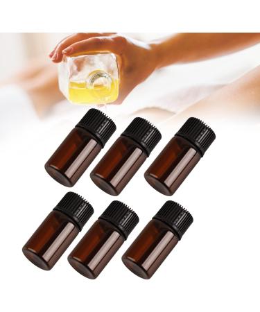 Verdant Touch Pack of 100 3ml dropper bottles for essential oils leak-proof amber clear - Buy Online on GoSupps.com
