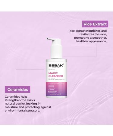 BEBAK Magic Cleanser Oil Cleanser and Face Cleaning Gel 200 ML - Buy Online on GoSupps.com