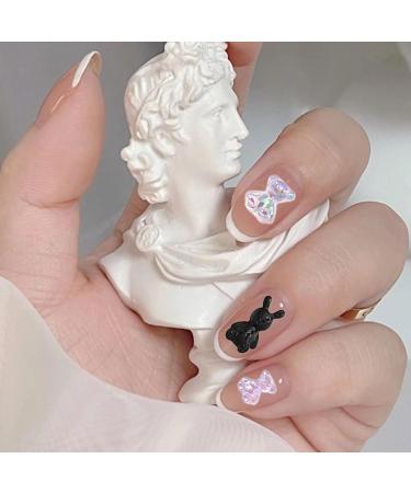 72 Pcs Aurora Teddy Bear Nail Charms - Cute 3D Animal Nail Art Decorations - Buy Online on GoSupps.com