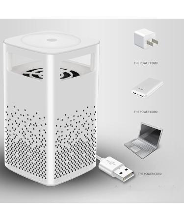 Indoor Fly Trap Mosquito Trap Safe High Powered Bug Zapper No Radiation Perfect for Home Garden Outdoor Backyard USB Power White - Buy Online on GoSupps.com